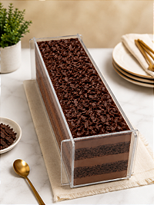 Forma em Acrílico Para Bolo Slice Cake 30x10x10 cm