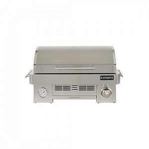 Churrasqueira à Gás Portátil Coyote 1 Queimador Infinity Burner Inox 63,5cm - C1PORT-LP