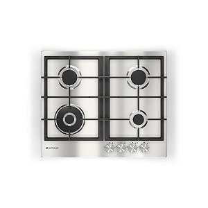 Cooktop Elettromec Luce à Gás 4 Bocas Inox 60cm Bivolt