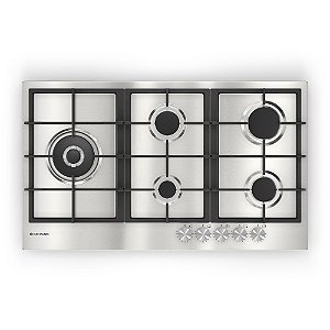 Cooktop Elettromec Luce à Gás 5 Bocas Inox 90cm Bivolt