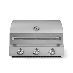 Churrasqueira a Gás 65 cm 3 Queimadores Elettromec Inox