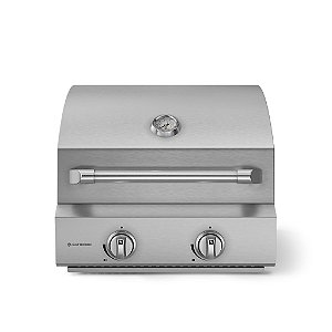 Churrasqueira a Gás 55cm 2 Queimadores Elettromec Inox