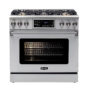 Fogão a Gás Profissional Evol 6 Queimadores 90 cm c/ Forno a Gás