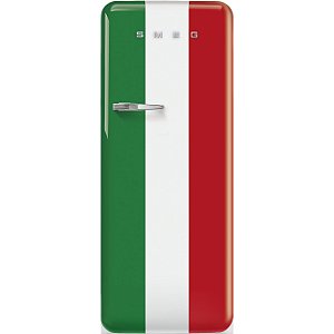 Refrigerador Smeg 1 Porta Bandeira Italiana - Anni 50 -270L - Dobradiça à Direita - 220V