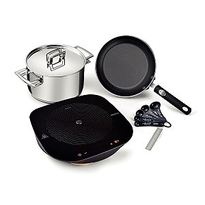 Cooktop Portátil Conectado Tramontina Guru por Indução 127 V + 2 Panelas Tramontina