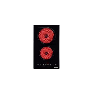 Cooktop Elétrico Tramontina New Dominó Vitrocerâmico com 2 Áreas de Aquecimento e Comando Touch