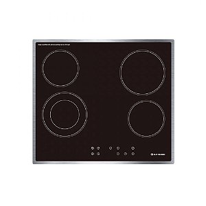 Cooktop Elétrico Vitrocerâmico 4 Bocas Elettromec 60cm 220V CKV-4Q-60-CV-2XBA