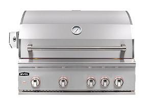 Churrasqueira à Gás Evol Prime Modena 34" 3 Queimadores e 1 Infrared Inox