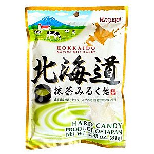 BALA JAPONESA HOKKAIDO MATCHA MILK CANDY KASUGAI - 81g