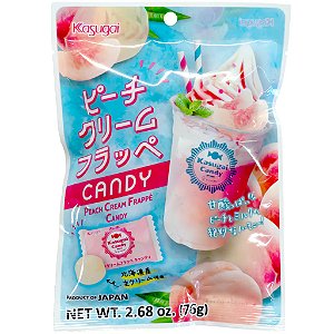 BALA FRAPÊ DE PÊSSEGO KASUGAI - 76g