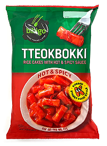 TTEOKBOKKI ROLINHOS DE ARROZ COM MOLHO PICANTE DOCE - 360g