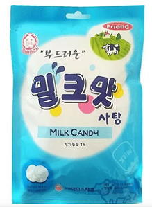 BALA KOREANA SABOR LEITE - 80g