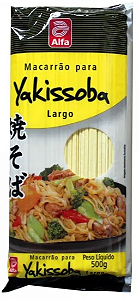 MACARRÃO LARGO PARA YAKISSOBA ALFA - 500g