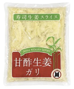 CONSERVA DE GENGIBRE FATIADO GARI - 1 ) KARUI