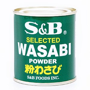 WASABI EM PÓ LATA S&B POWDER IMPORTADO JAPÃO - 30g