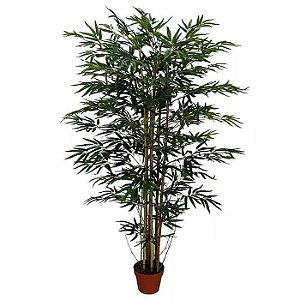 Bambu Japonês Verde 1,5m Planta Artificial com Pote