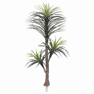 Palmeira Artificial Yucca Texturizada Verde 2 Tons 1,5m