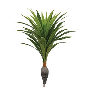 Árvore Artificial Dracena Garrafa Real Toque x37 Verde 1,2m