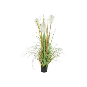 Planta Grass Plumas Permanente c/ Pote 1,2m Verde Outono