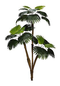 Palmeira Leque Verde 1,77m Árvore Artificial