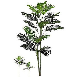 Palmeira Areca Verde 1,80m 17 Folhas Planta Permanente
