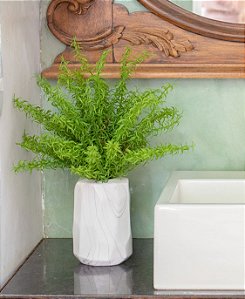 Arranjo com Folha de Alecrim Permanentes de 42cm