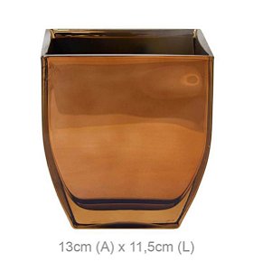 Vaso de Vidro Decorativo para Arranjos 13 x 11,5cm