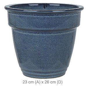 Vaso Cerâmica 23cm A x 26cm D