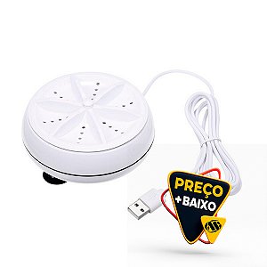 Mini Máquina Lava Roupas No Balde Usb Portátil Lavadoura