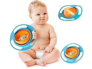 Potinho Tigela Prato Mágico Infantil 360° Graus Para Bebês