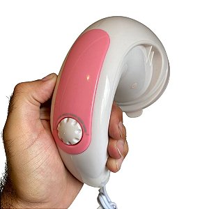 Drenagem Linfática Massageador Elétrico Portátil 220V Rosa