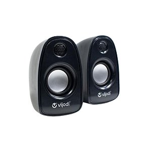 Caixa de Som Digital Stereo Vijodi Q5 para computador e celular
