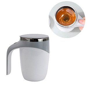 Caneca Térmica Com Tampa 380ml Mixer A Pilha