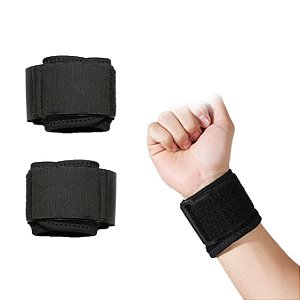 Munhequeira Para Tendinite Ortese Ajustável Pulso Neoprene Unissex