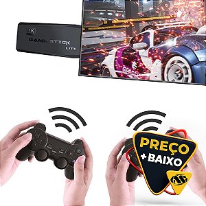 Vídeo Game Stick Retro Controle Sem Fio HDMI 3500 Jogos