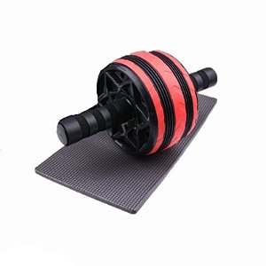 Roda Para Abdominais Com Tapete Malhar Em Casa Portátil