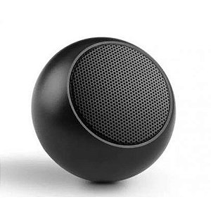 Mini Caixa De Som Bluetooth Bolinha Metal Amplificada Speaker 3w