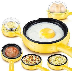 Frigideira Multifuncional Elétrica Mini Omelete Ovos Cozidos