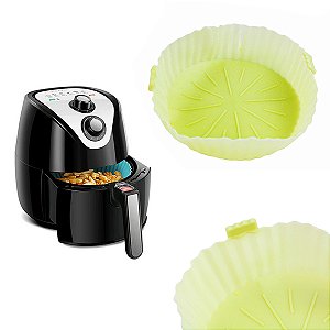 Kit 50 Formas Descartáveis Para airfryer Redondo Com Forros de Papel  Antiaderente Para Cozimento Fritura Acessórios Para Cozinha. em Promoção na  Americanas