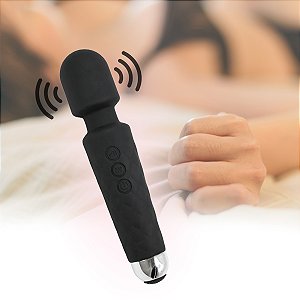 Massageador Vibratório Estimulador USB Recarregável Silencioso