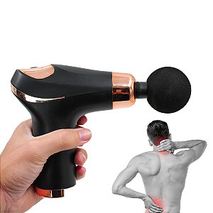 Massageador Elétrico Muscular Vibratório Corporal USB Portátil 6 em 1