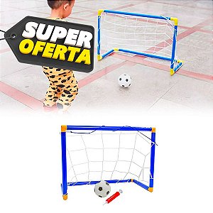 Brinquedo Chute A Gol Infantil Trave E Bola Jogo de Futebol