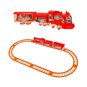 Ferrorama Trem Trenzinho Elétrico Infantil Brinquedo A Pilha