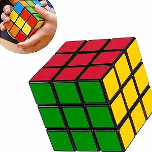 CDSP - Cubo Mágico 3X3X3 Brinquedo Interativo Clássico