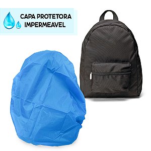 Capa De Chuva Para Mochila Impermeável Motoboy Viagem Mala Com Elástico