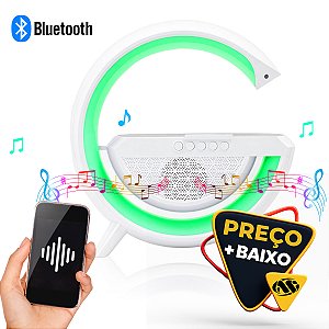 Caixa De Som Bluetooth Carregamento Por Indução Luminária Bluetooth Portátil
