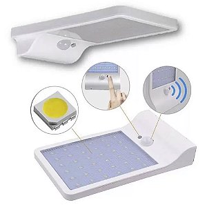 CDSP (Exclusivo Plano VIP) - Lâmpada Luminária Solar LED Com Sensor de Movimento