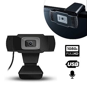 Camera Webcam Full HD 1080P USB C/ Microfone Notebook Computador