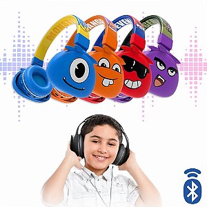 Fone De Ouvido Bluetooth Headphone Sem Fio Infantil Ajustável