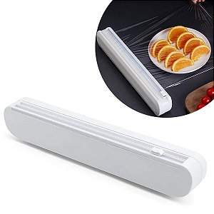 Dispenser Papel Filme Plástico PVC Magnético Cozinha